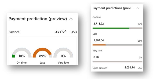 Microsoft dynamics 365 for finance and operations - Payment prediction